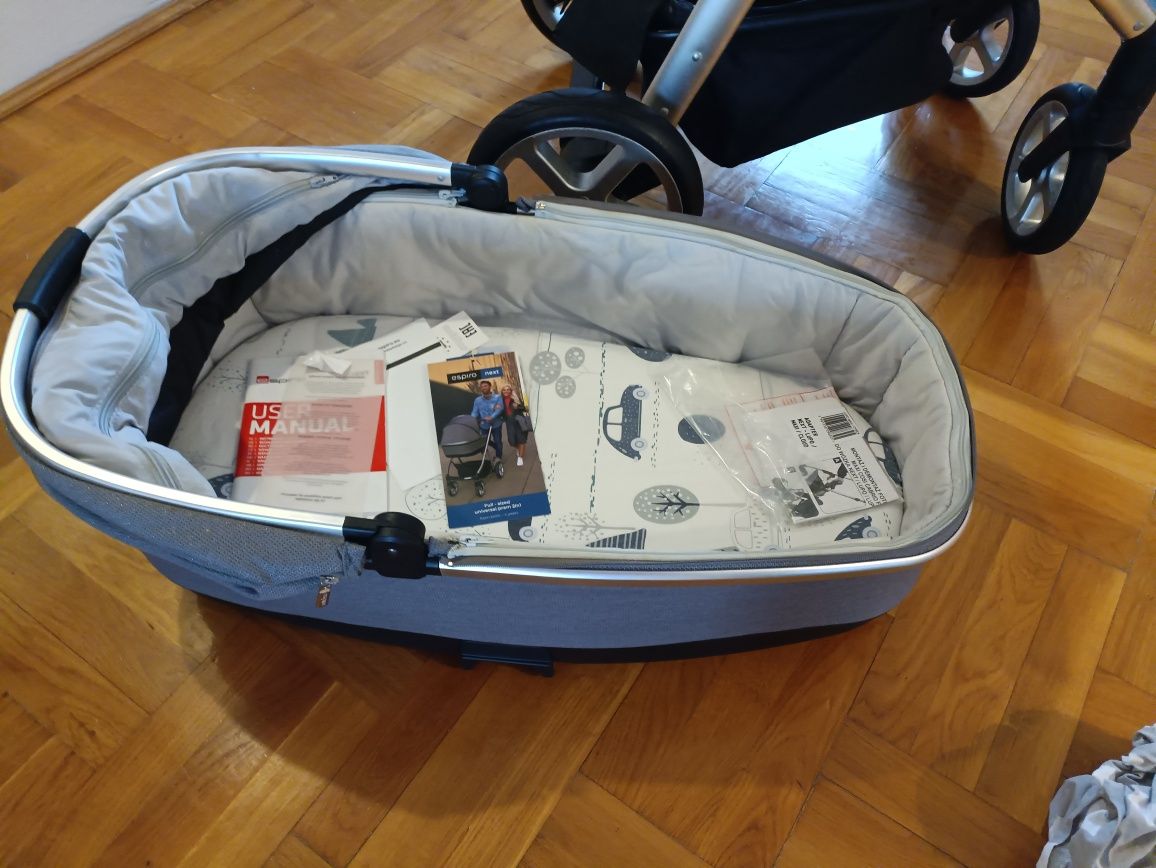 Piękny wózek Espiro Next 2 w 1.