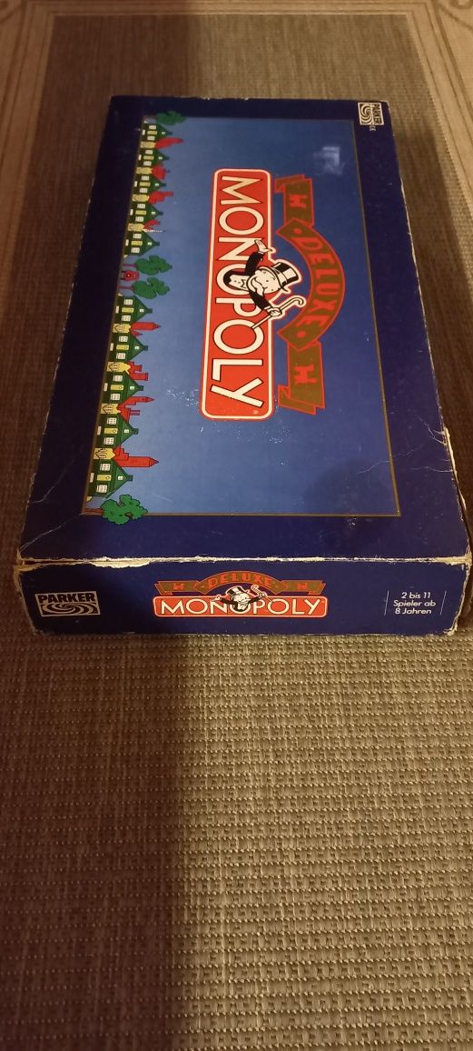 Vintage Monopoly deluxe Monopol gra planszowa