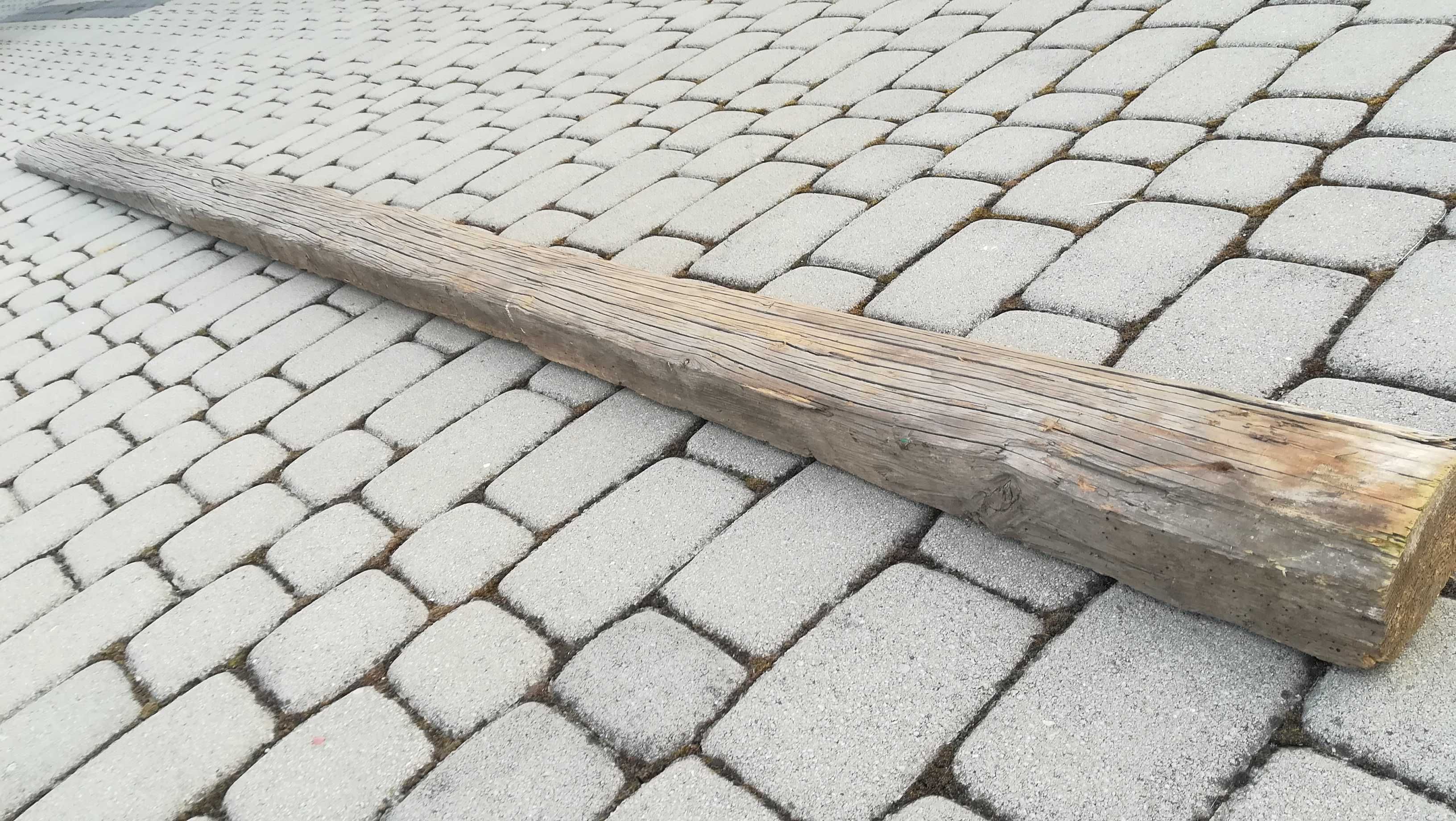 PRÓG drewniany stary ok. 70 letni / Belka z drewnianej stodoły 310cm