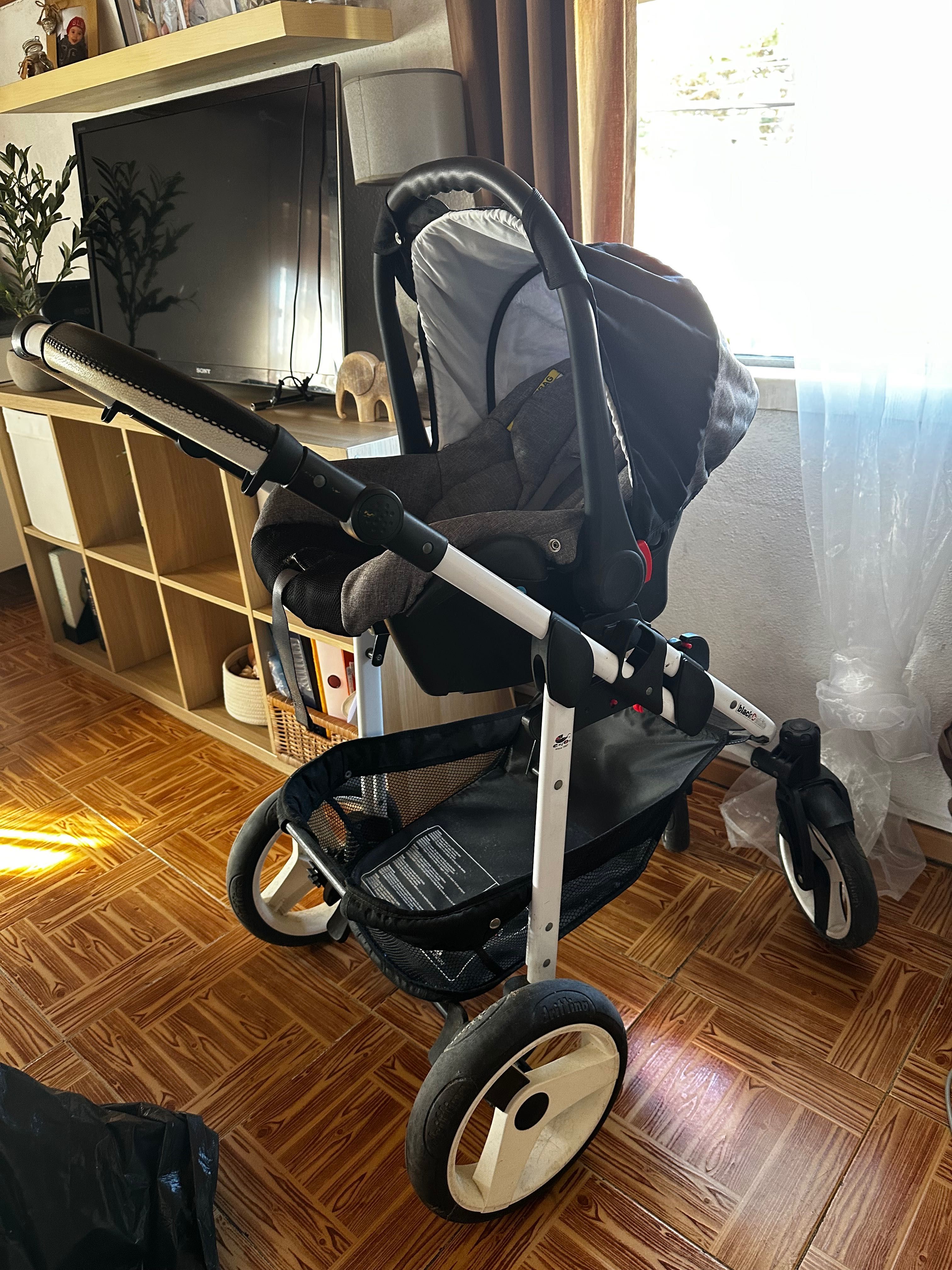 Carinho de bebé multifuncional 3 em 1