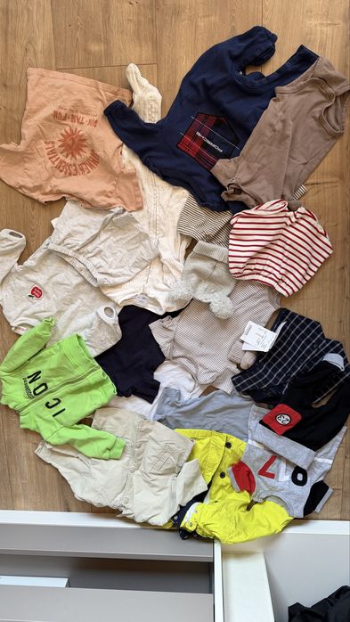 Paka ubran chlopiec niemowle