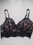 HUNKEMÖLLER  , biustonosz wspierający ,  85 D , czarny, j.nowy