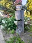 Lampa ogrodowa betonowa