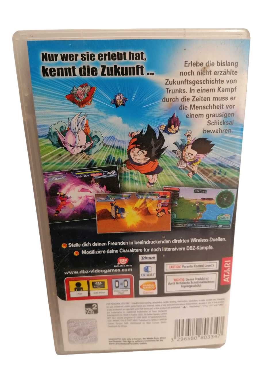 Gra PSP Dragon Ball Z Shin Budokai 2