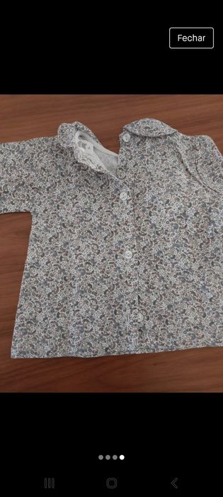 Blusa minhon 6 meses