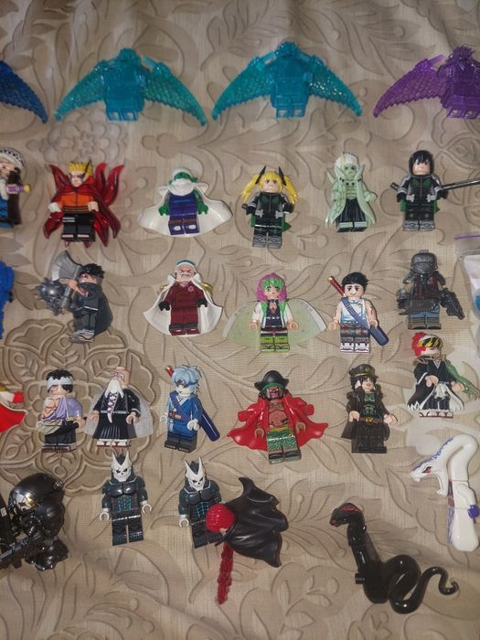 Kimetsu no yaiba, клинок рассекающий демонов, минифигурки, фигурки.