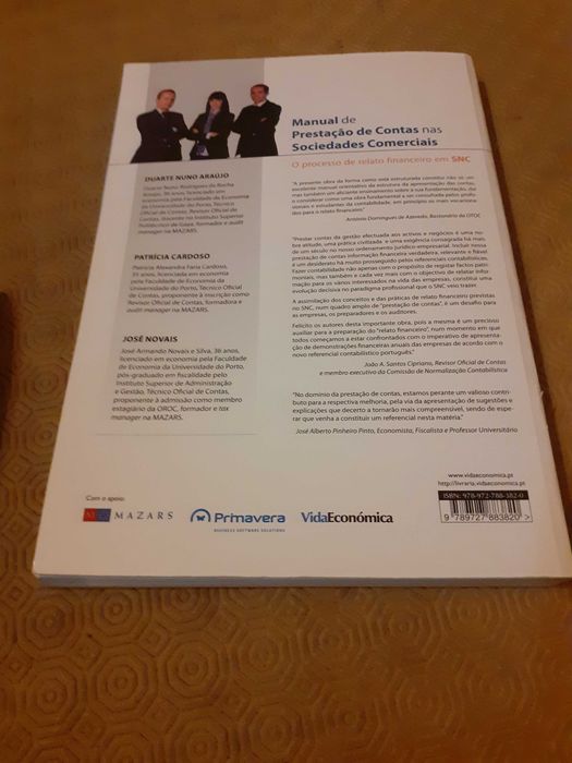 Marco Vieira Nunes e Duarte Nuno Araujo, Patricia Cardoso, José Novais