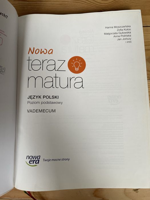 Nowa teraz matura J.polski poziom podstawowy Hanna Moszczeńska Zofia K
