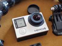 Kamera sportowa GOPRO HERO 4 - cały zestaw
