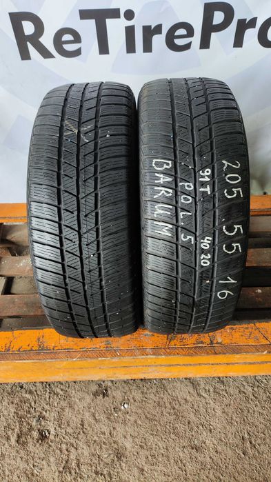 БЕЗ ПРЕДОПЛАТ/Резина/Колеса Barum 205 55 R16 91T Зима №75