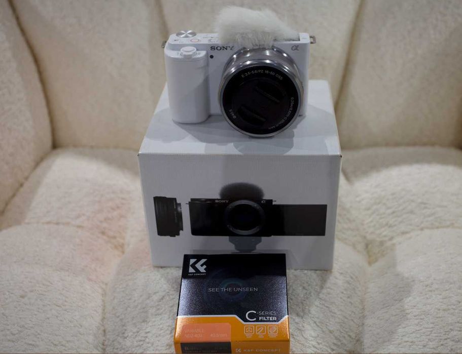 Sony ZV-E10 + китовий об’єктив + ND-фільтр K&F Concept