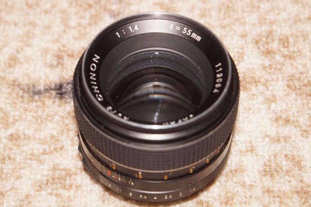 Chinon Auto 55mm f/1.4 Tomioka m42