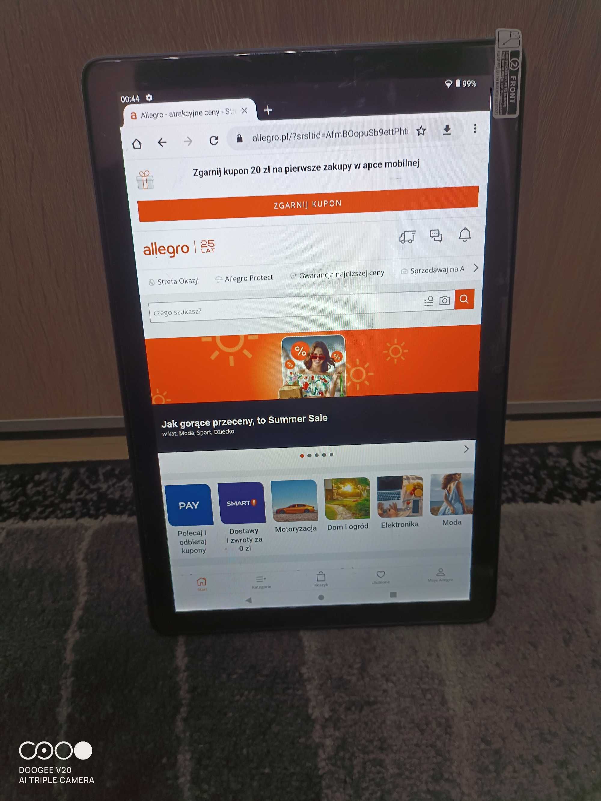 nowy tablet 10 cali 8gb 128gb android 13 zafoliowany stan ideal