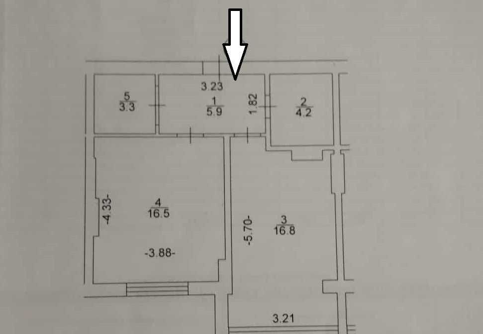 1- кімнатна, ЖК Борисоглібський, вул. Шкільна, 73 А.