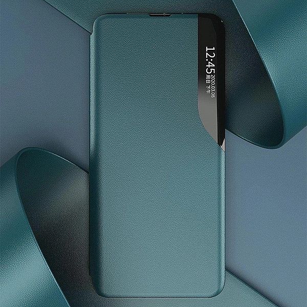 Etui Huawei P40 Lite pomarańczowy elegancki futerał etui z klapką i fu