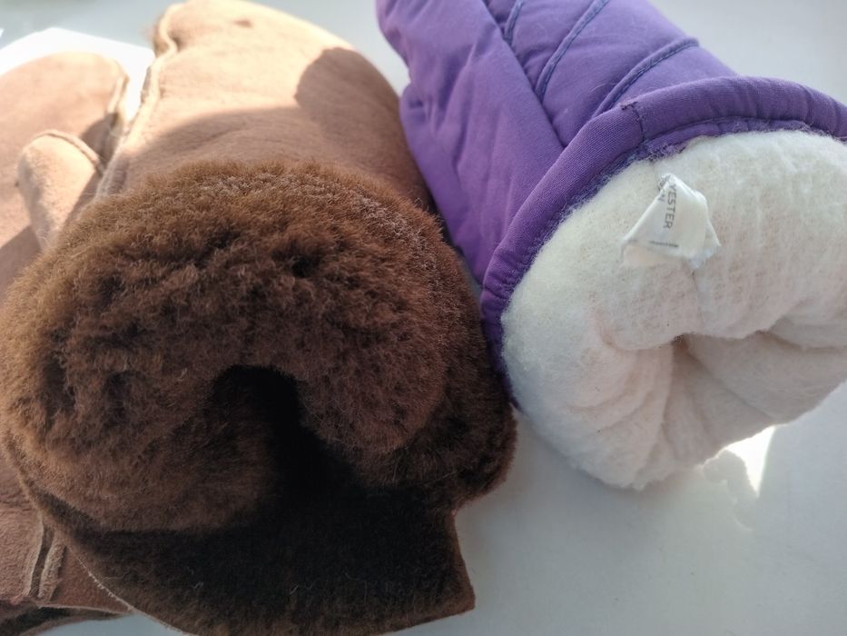 Рукавички перчатки  варешки шкіряні кожание жіночі