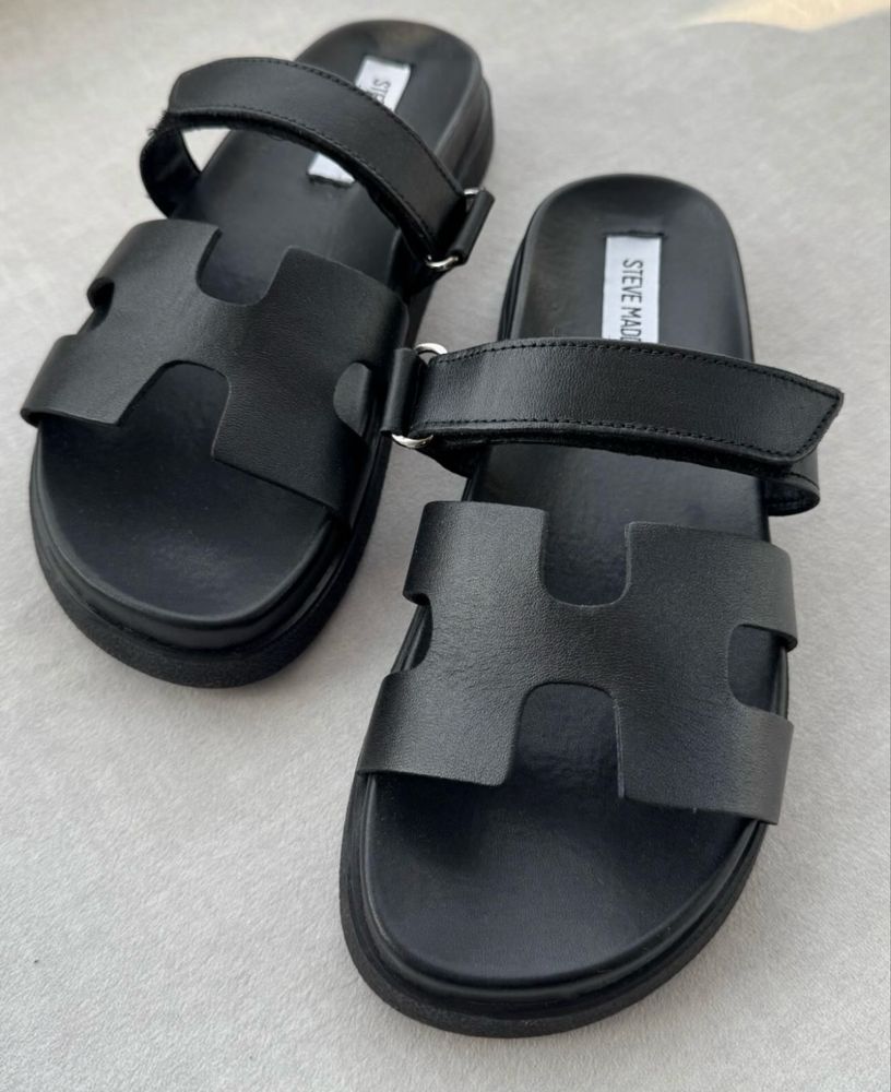 Шкіряні слайди steve madden