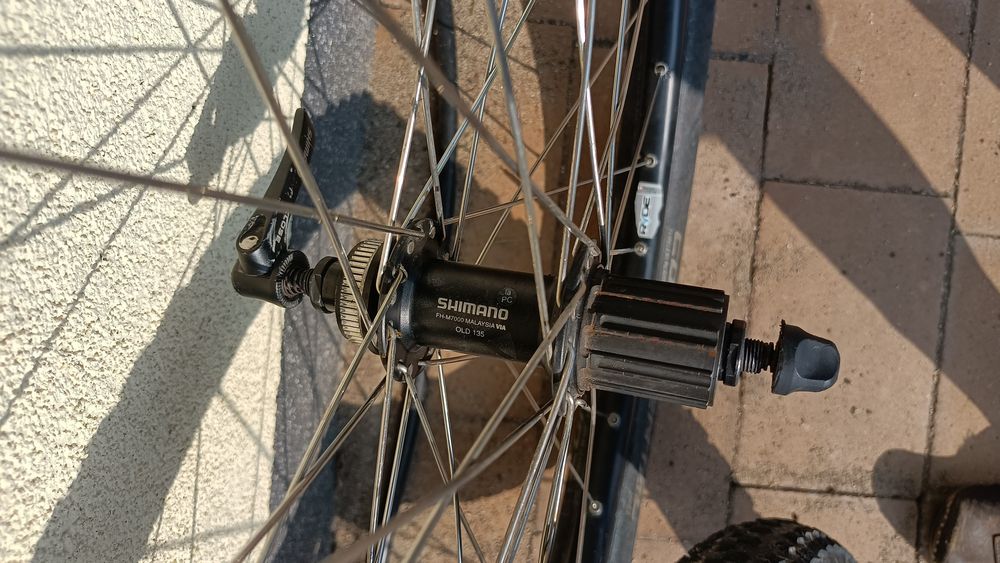 Komplet koła MTB 29" 11rz pod tarcze qr z oponami tubeless Continental