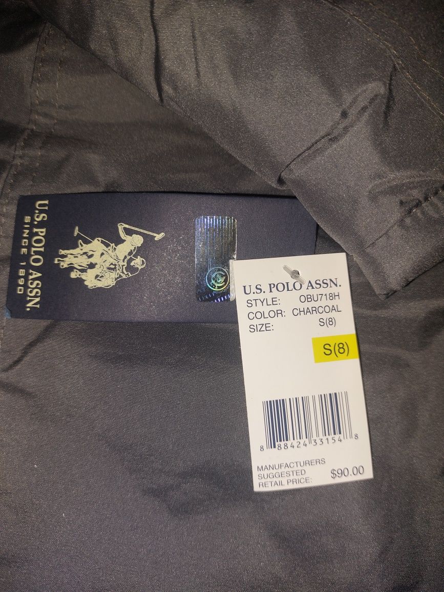 Нова з біркою зимова утеплена куртка (пуховік) фірми U.S.Polo Assn. Ор