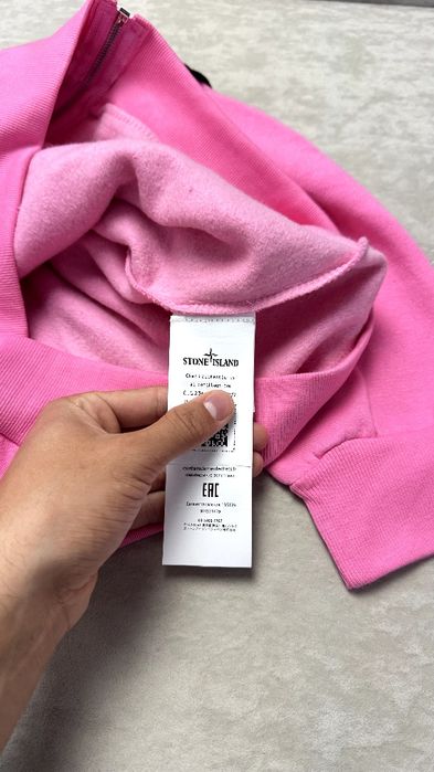 Рожеве зіп худі Stone Island | Аунтефік ОЛХ ДОСТАВКОЮ!