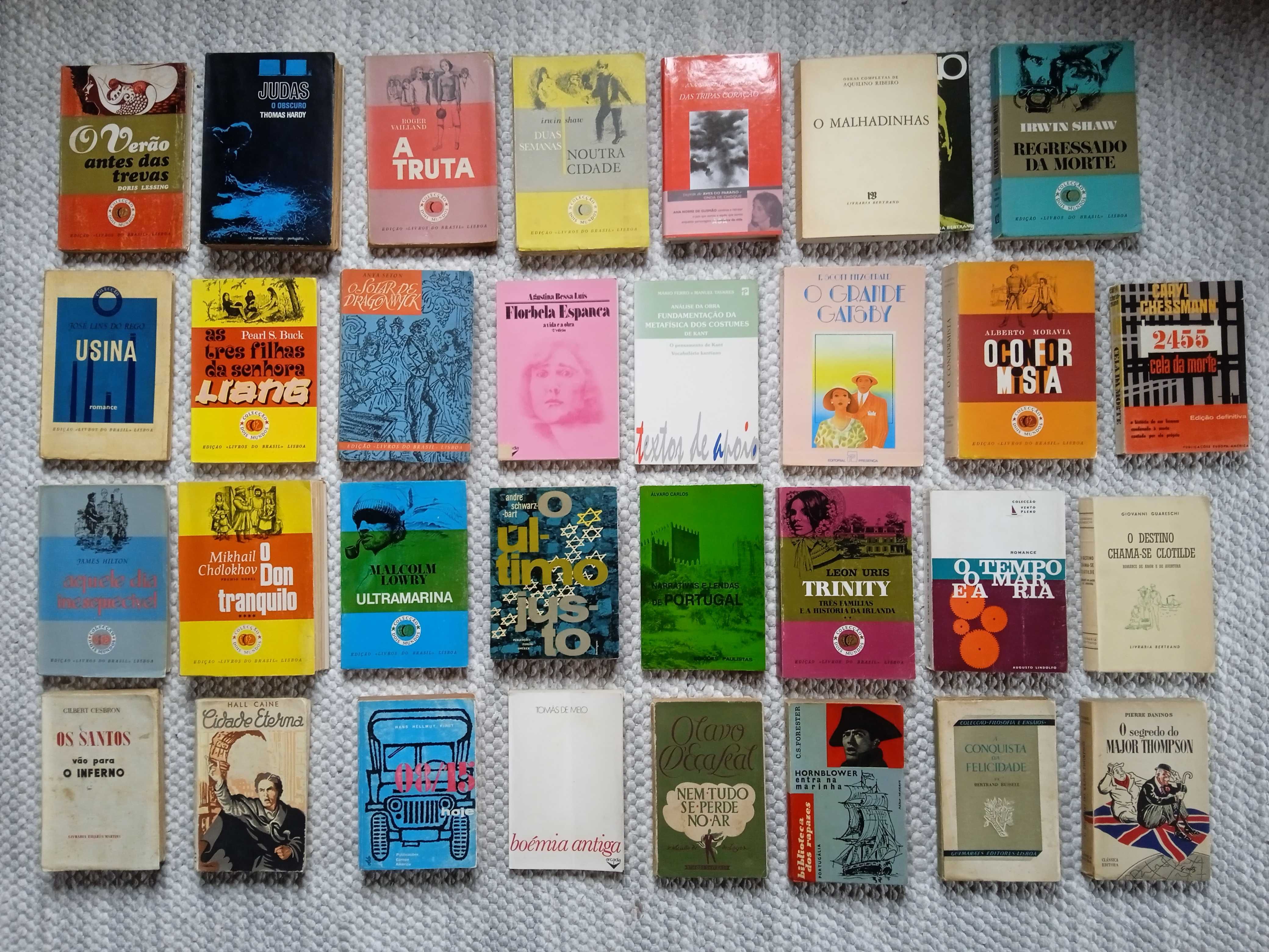 LIVROS Velhos , Com Capas Feias e Títulos Que Não Interessam a Ninguém