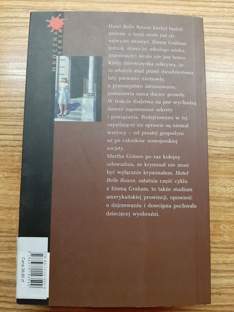 Martha Grimes, Hotel belle Rouen (LSDP2)