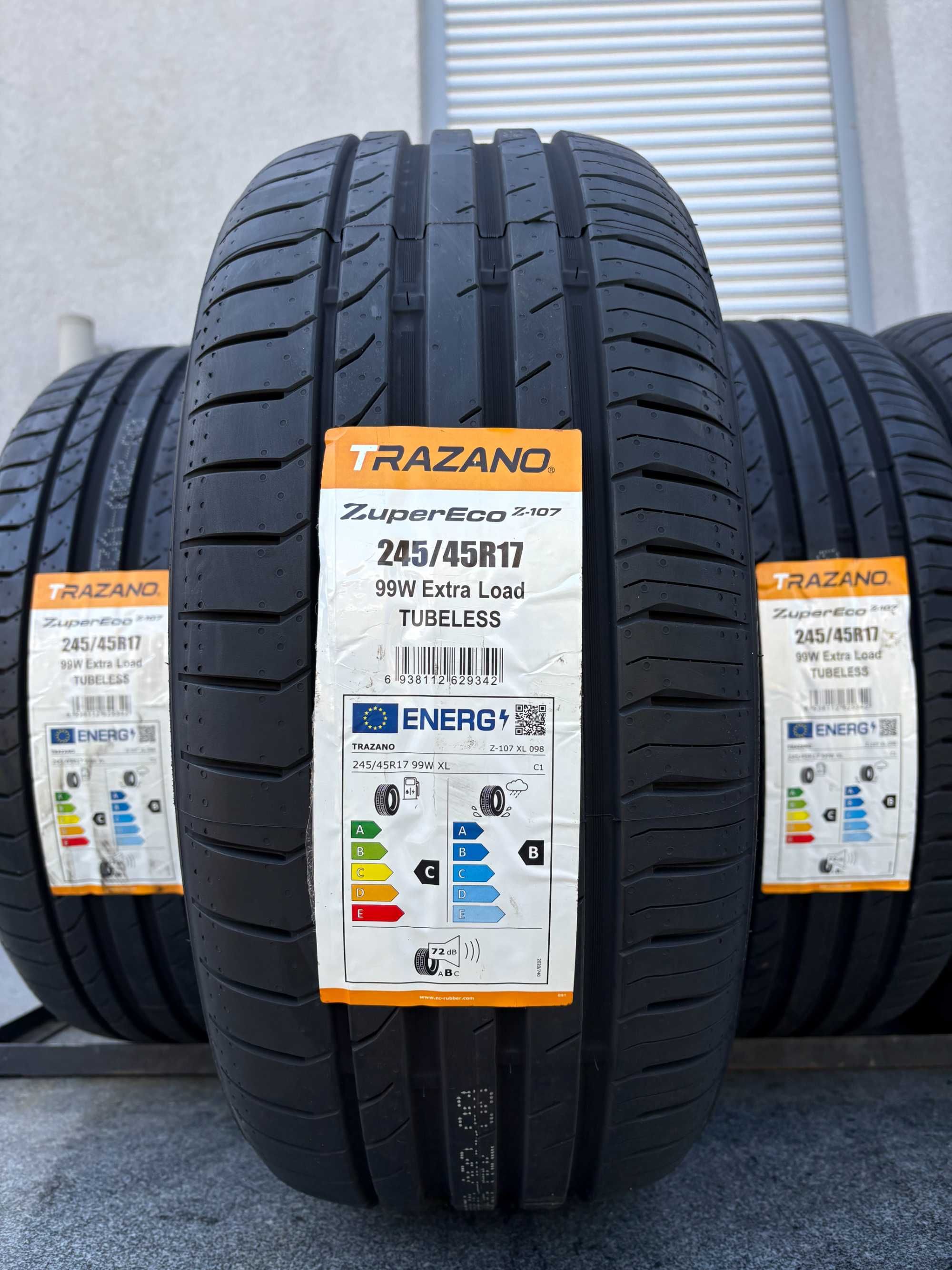 x4 letnie 245/45R17 Trazano Z107 99W XL prod. 2024r C,B,72db gwarancja