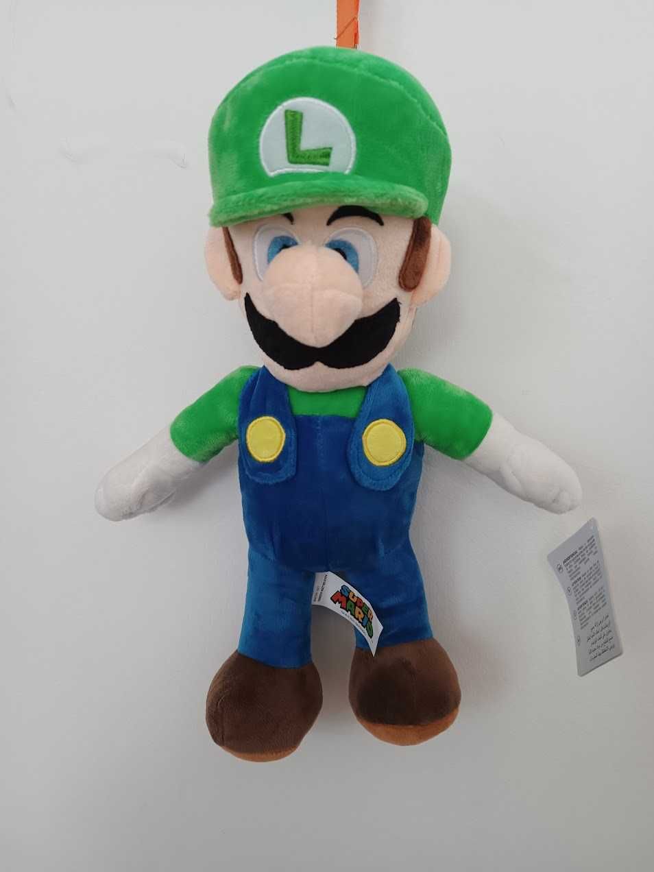 Novidade:Peluche Luigi Classic Super Mario Bros 35cm