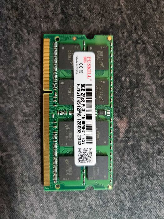 Оперативна пам’ять 8GB DDR3L 1600MHz SO-DIMM (для ноутбука)