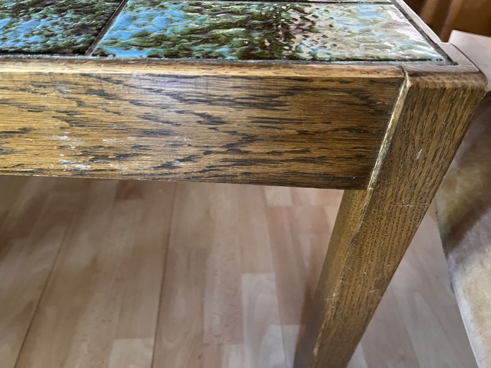 Mid century modern para stolików kawowych Jean Linard
