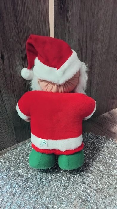 Św. Mikołaj maskotka, dekoracja świąteczna.