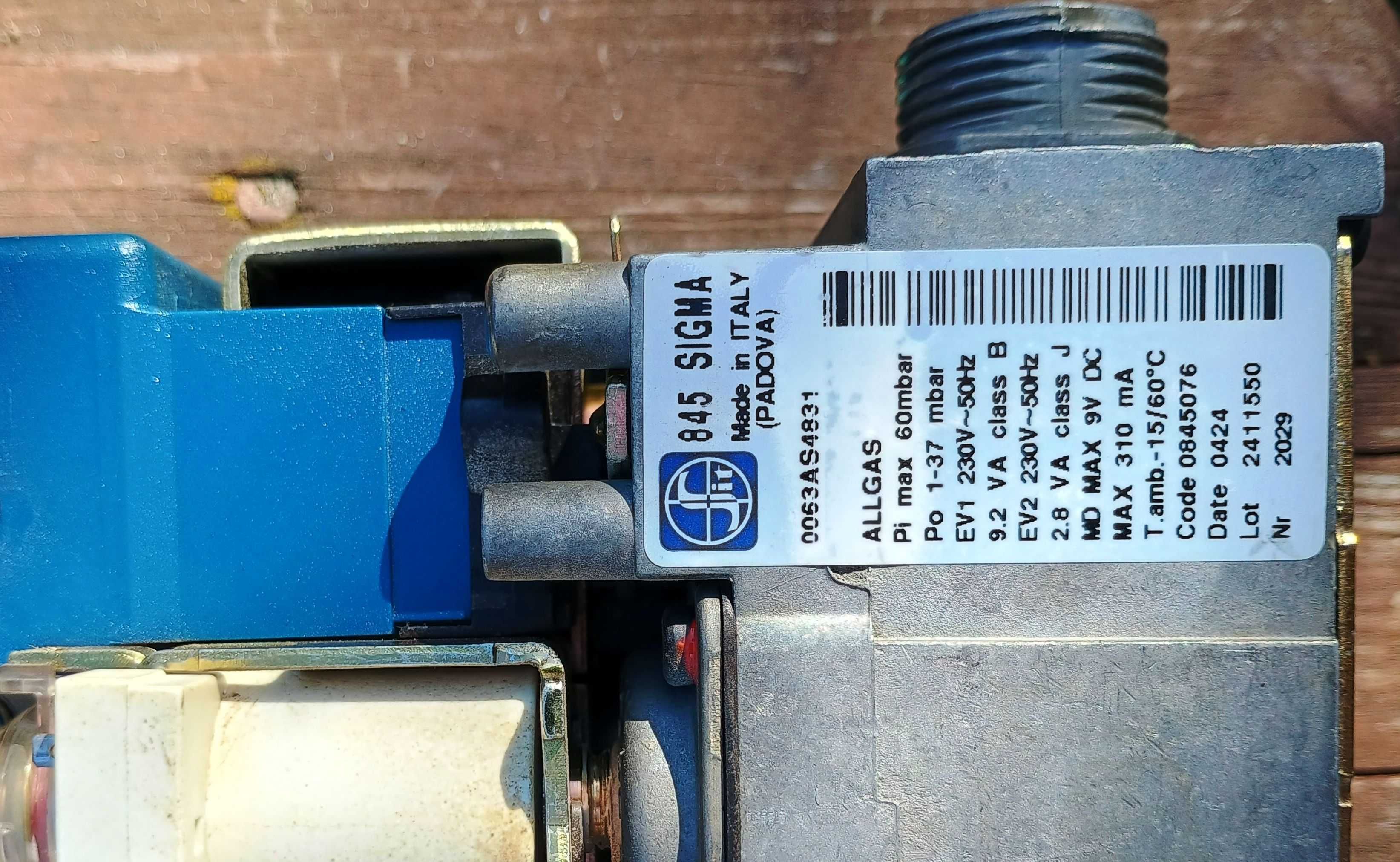 Zespół gazowy  Automat Sit 537 ABC z zaworem Sit 845 SIGMA