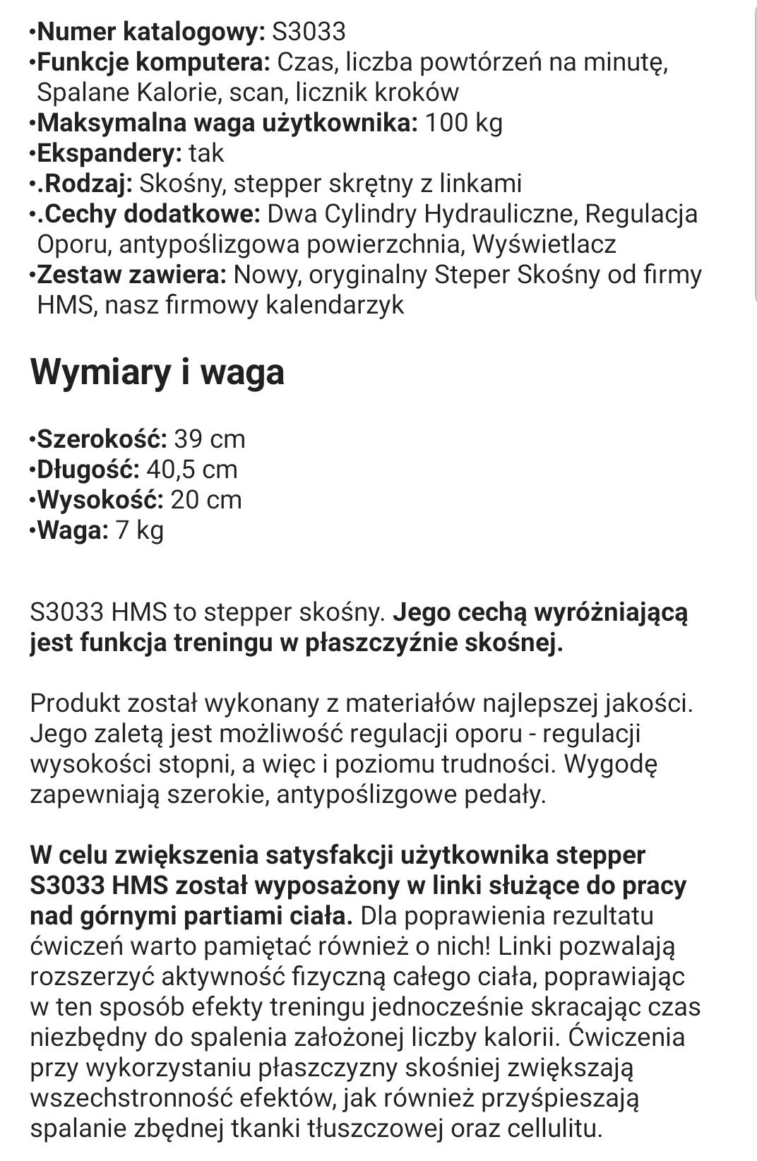Stepper HMS skrętny