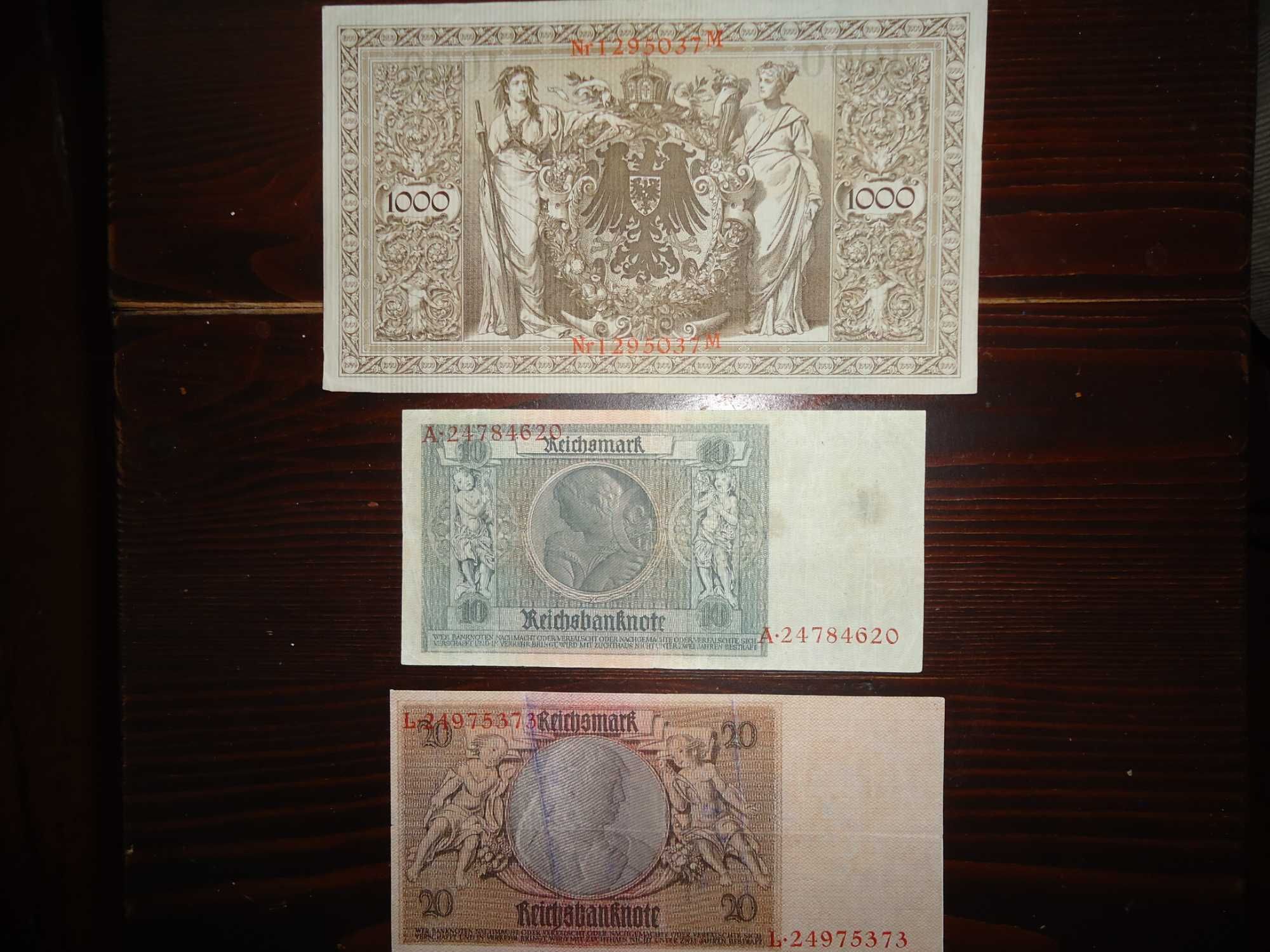 Банкноти Німеччини Перша половина ХХ століття.