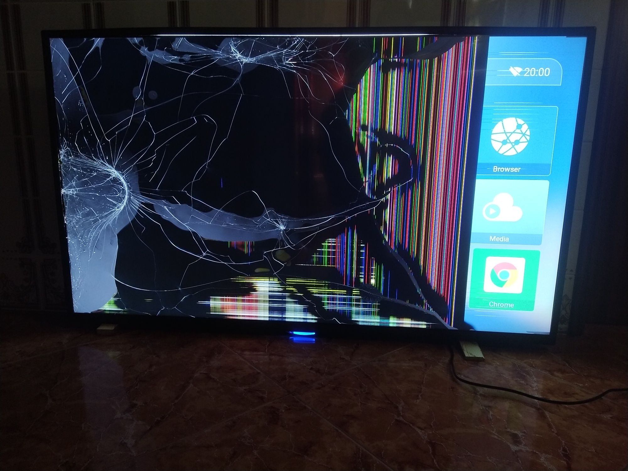 Televisão Smart TV NIKAI Modelo: UHD5010SLED casa quarto apartamento.