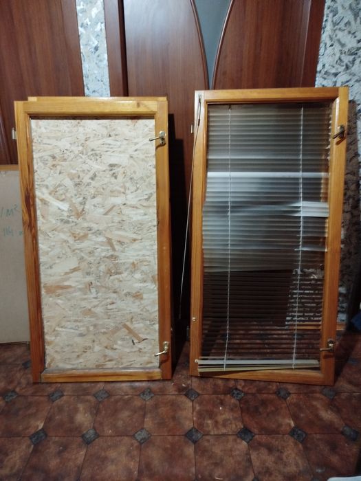 Продам деревянные окна из сосны, подоконник,отлив, цена ниже,торг.