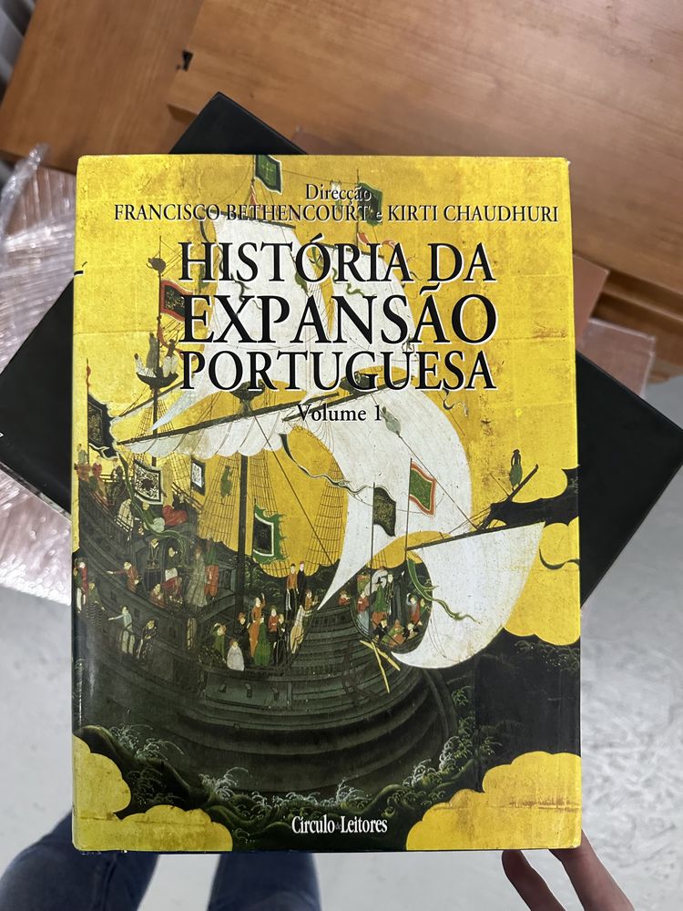 coleção livros História DA Expansão Portuguesa de Francisco Bethencourt Kirti CHAUDHURI.