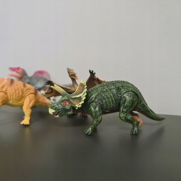 Dinozaury Duży Zestaw Figurek Ruchome Figurki Dinozaur X 6 Park Dla Dz