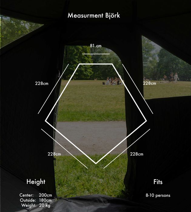 Sauna Namiotowa Bast - Näver i Björk (Jesienna Promocja)
