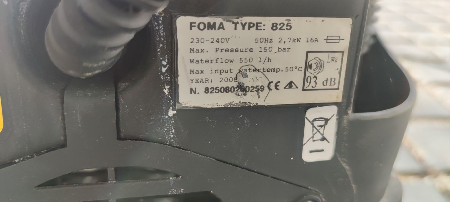 Myjka ciśnieniowa Foma 825 150 bar