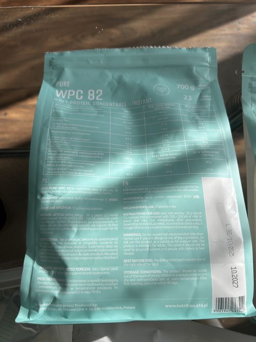 Bialko WPC80 - bez smaku / wanilia jedna sztuka