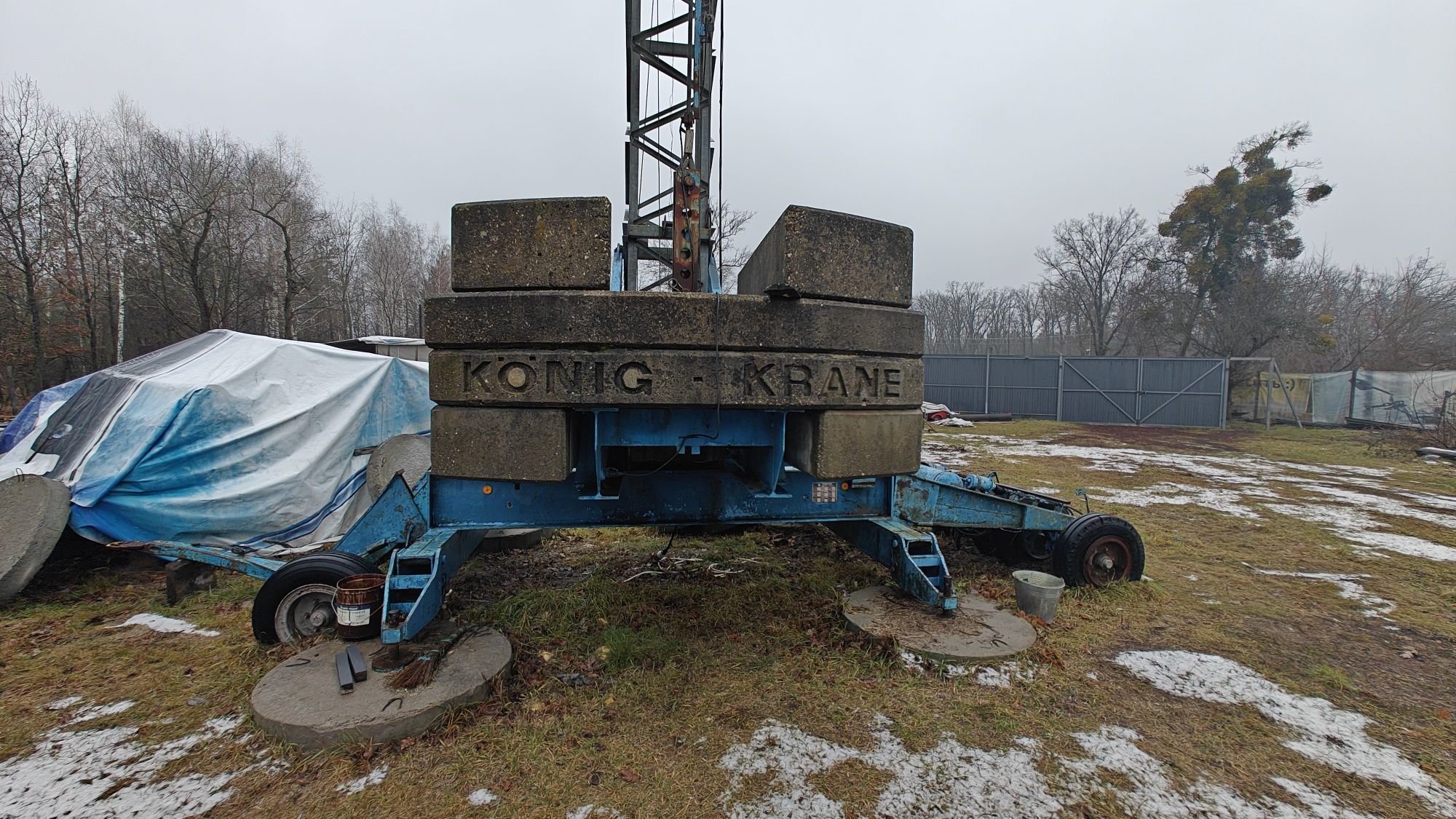 Саморозкладний баштовий кран König 1,5t
