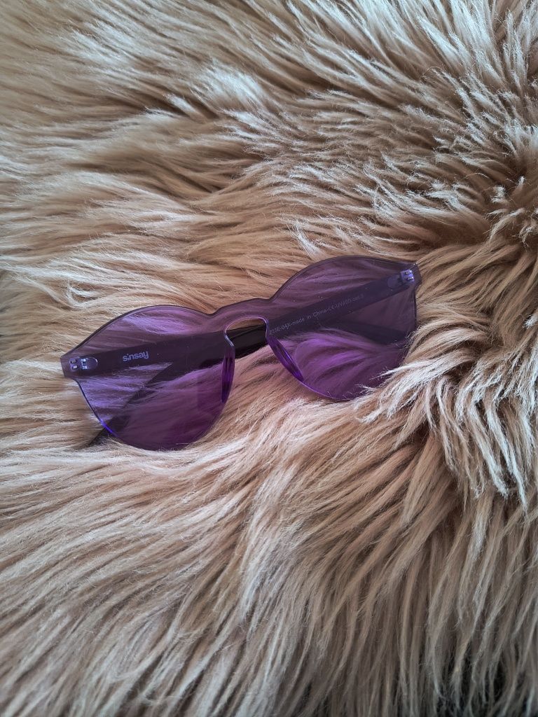 Okulary fioletowe