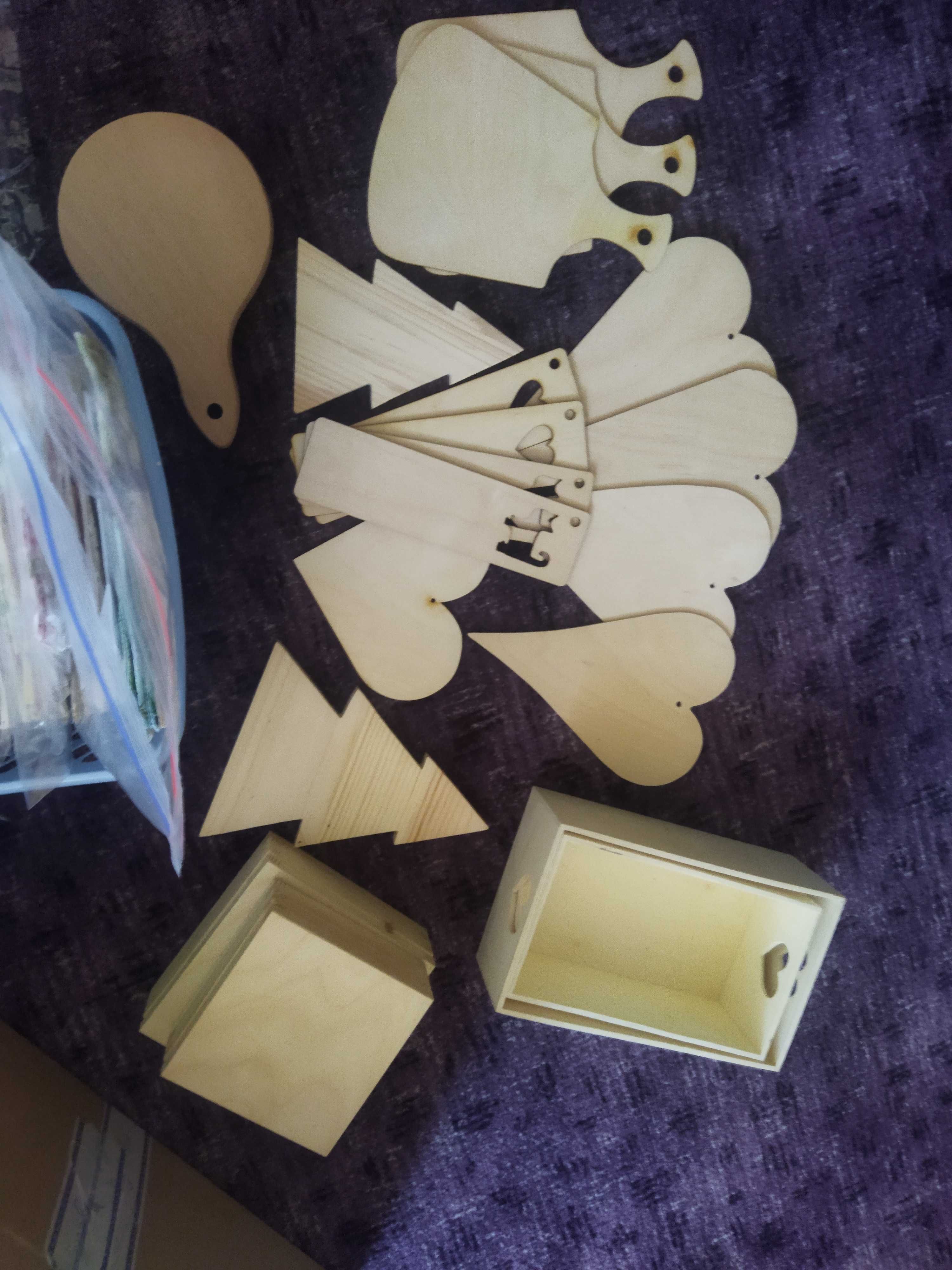 Duży zestaw materiałów do decoupage