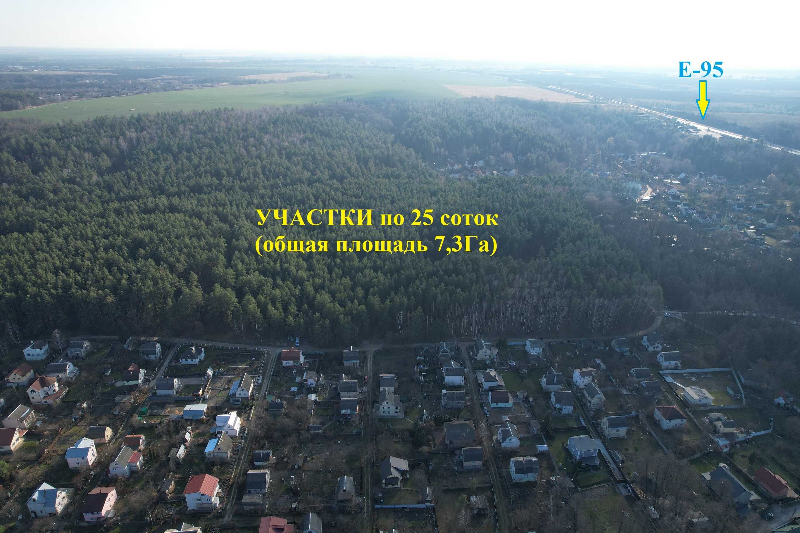 Солтанівка-Хлепча продаж ділянок  730 соток 30 км від Києва