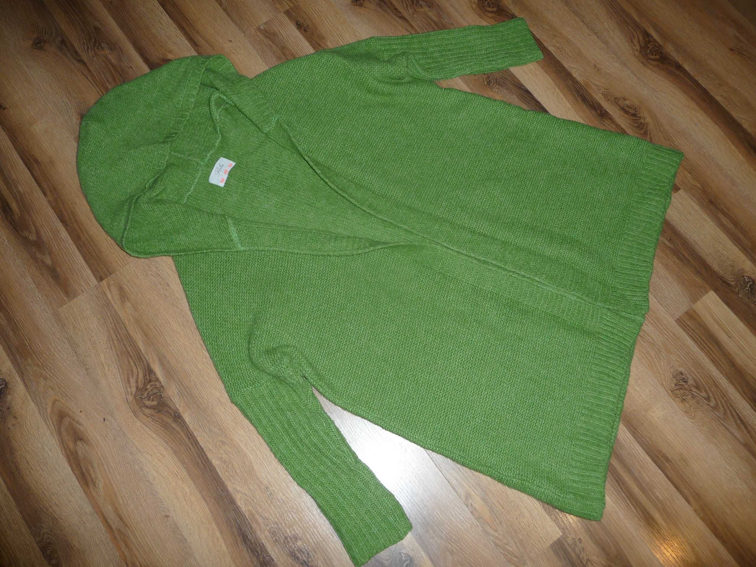 Kardigan Pola zielony - rozm.oversize