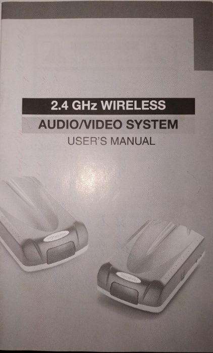 Ретранслятор видеосендер WIRELESS A/V System 2,4 ГГц