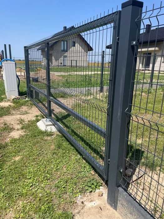 Ogrodzenie Panelowe  Najniższe cecy ZESTAWY panel 3D słupek obejmy KOM