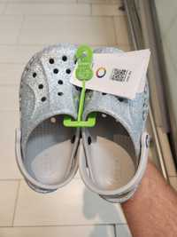 Crocs BAYA GLITTER CLOG rozmiar J1 32-33