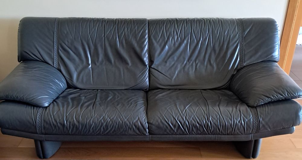 Sofás em pele Divani e Divani + Pouf.